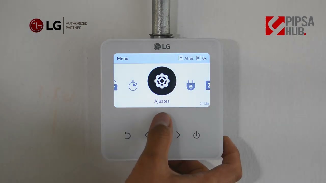 PIPSA - Ajuste de presión estatica con los controles LG