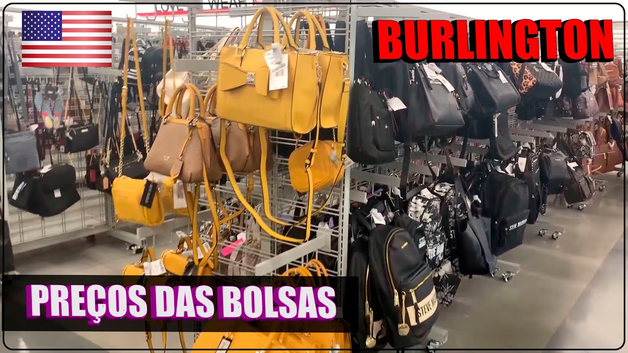 BURLINGTON VENDE BOLSAS com PREÇOS MAIS BARATOS que nos OUTLETS PREMIUM de ORLANDO?