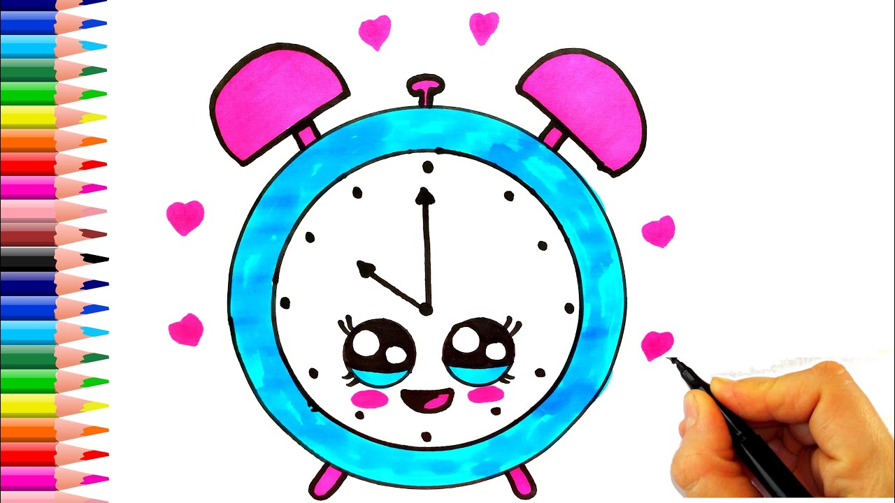 Çalar Saat Nasıl Çizilir? - How To Draw a Clock