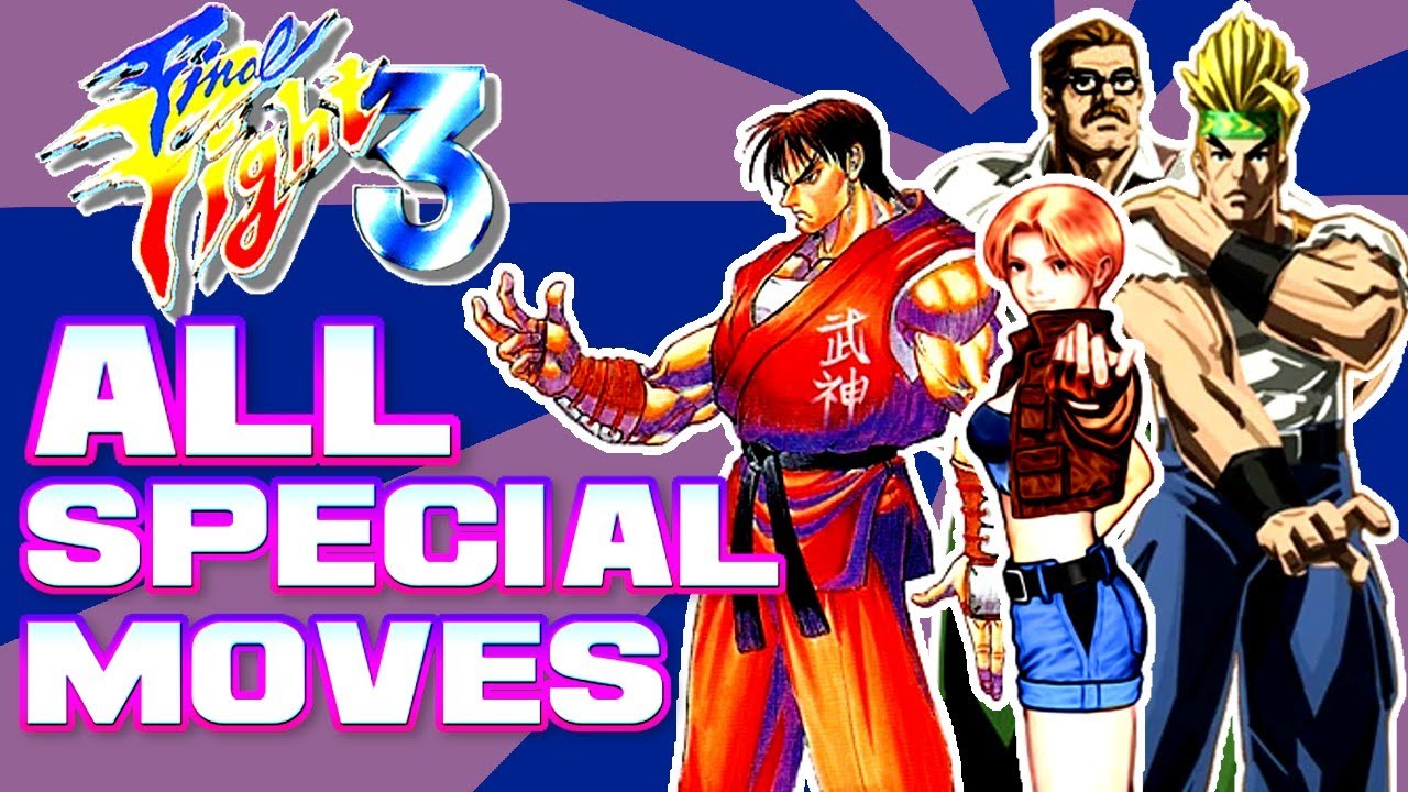 Final Fight 3 (ファイナルファイト3) ALL SPECIAL MOVES