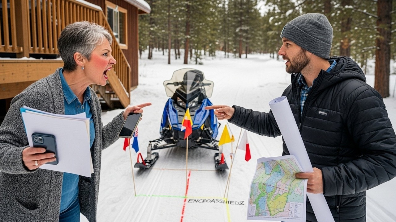 HOA Claimed My Snowmobile Noise Violated Rules, So I Proved They Built on My Private Trail Land