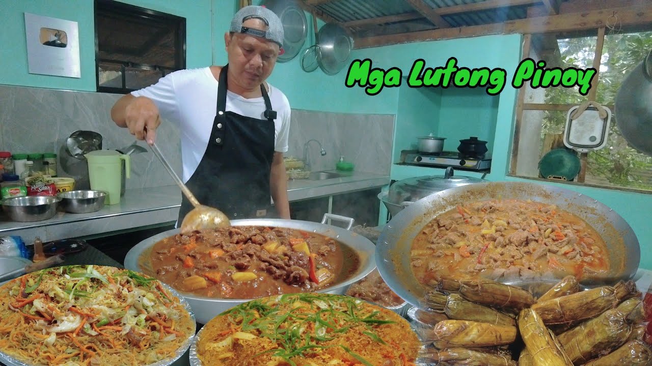 Cooking for 80th birthday celebration | from Alangilan Batangas | Mga Lutong Pinoy