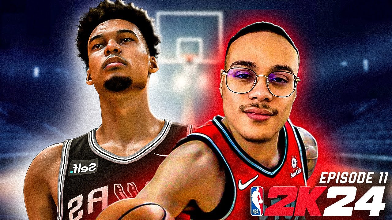 Je lache un DUNK sur WEMBY !! Nba 2K24 ma carrière #11