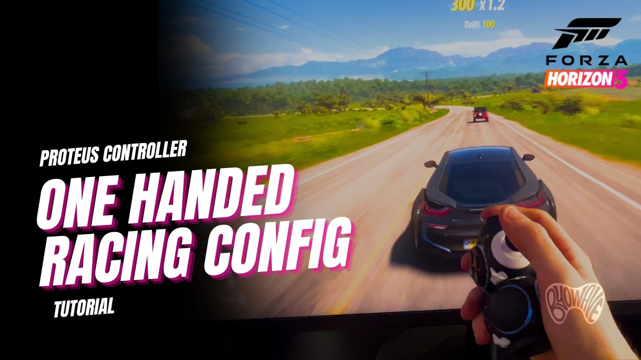 How to build a One Handed Controller for Racing Games│Proteus Controller