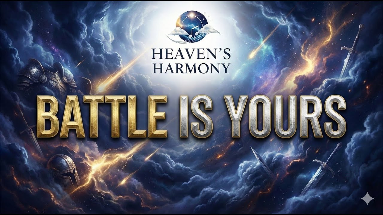 Heaven's Harmony - The Battle is Yours | Powerful Worship Song | Lyrics Video