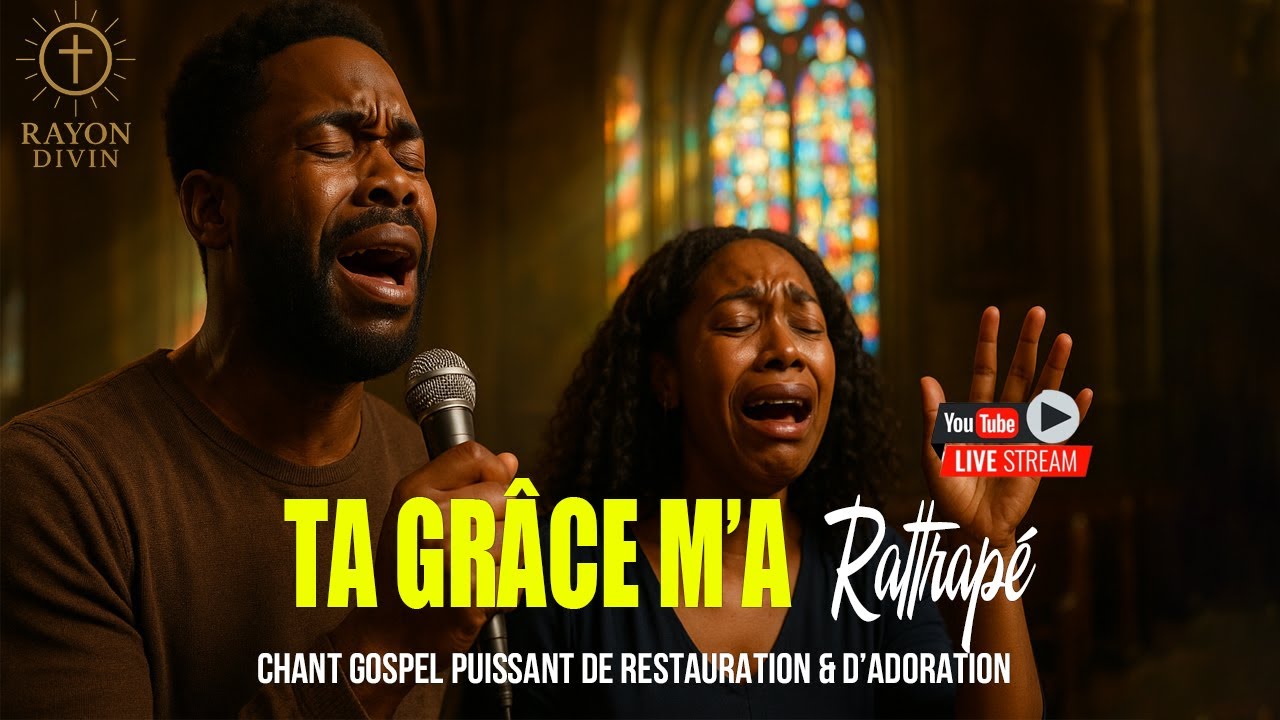🔥 TA GRÂCE M’A RATTRAPÉ 🔥  – Chant Gospel Puissant de Restauration & D’Adoration Version Live 2025