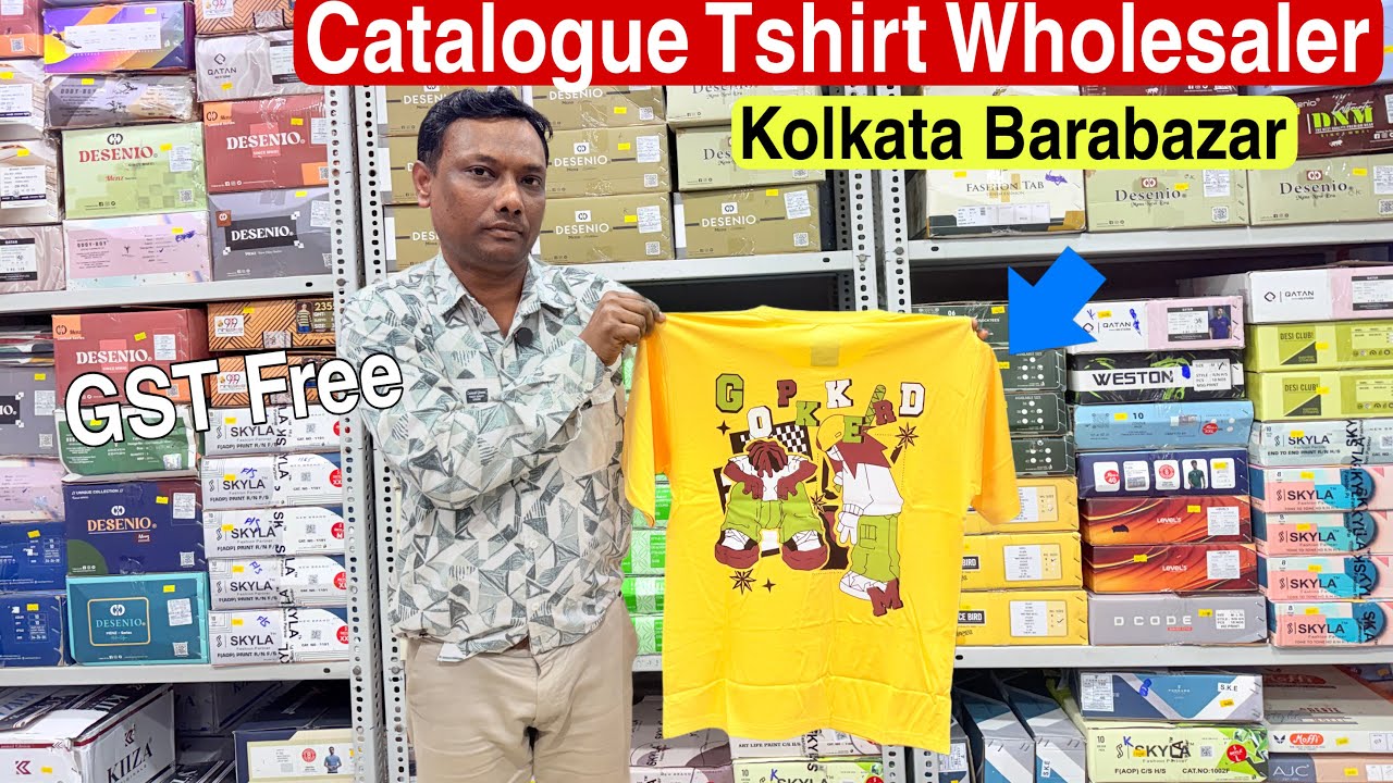 Biggest Catalogue Tshirt Wholesaler Kolkata Barabazar