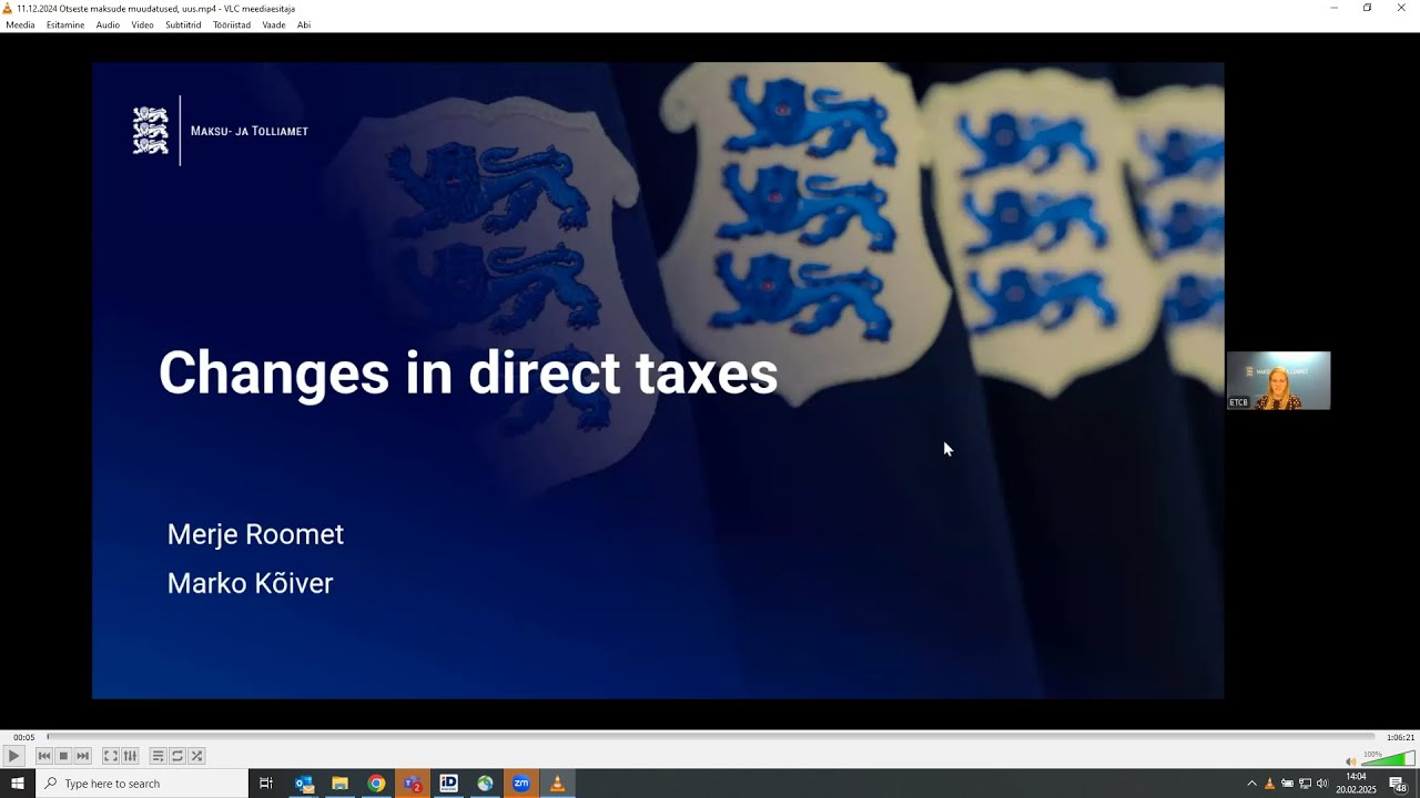 Changes in direct taxes in 2025 and 2026