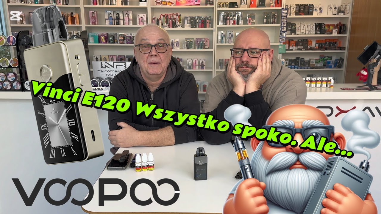 VooPoo Vinci... Wszystko spoko. Ale... - e-papierosy, KURA z Papa BUCH