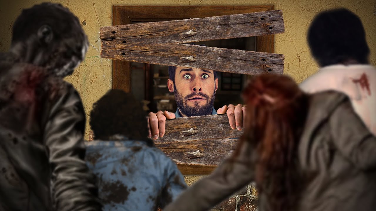 UMA HORDA DE ZUMBIS INVADIU NOSSA CASA! | 7 Days to Die