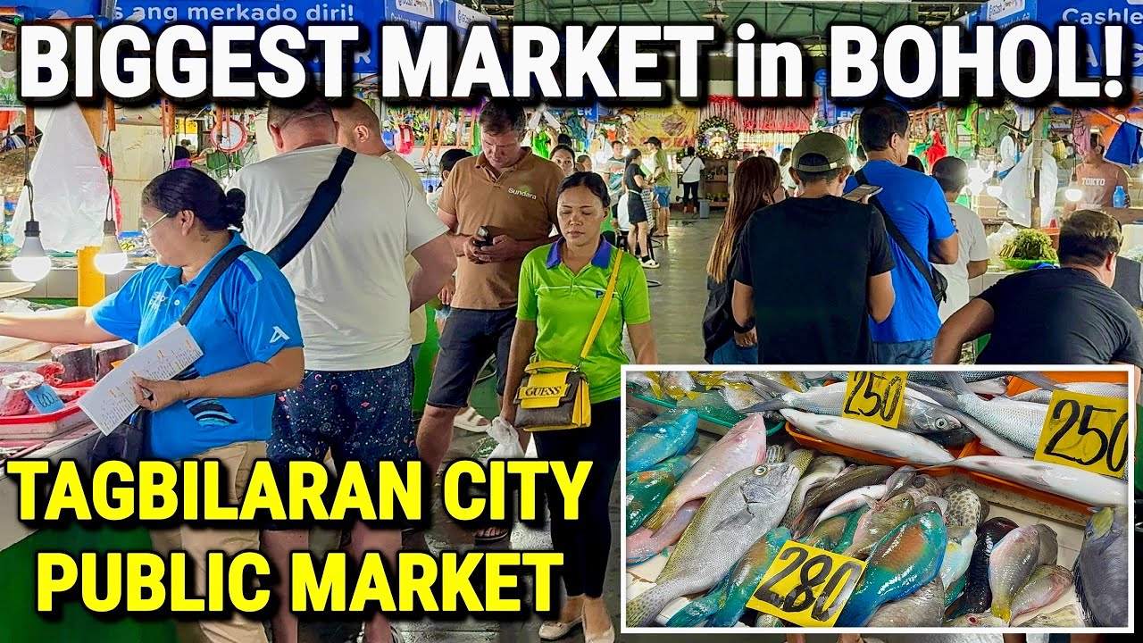 Bohol Philippines BIGGEST FOOD MARKET | Tagbilaran City Public Market & Downtown Walk 2026