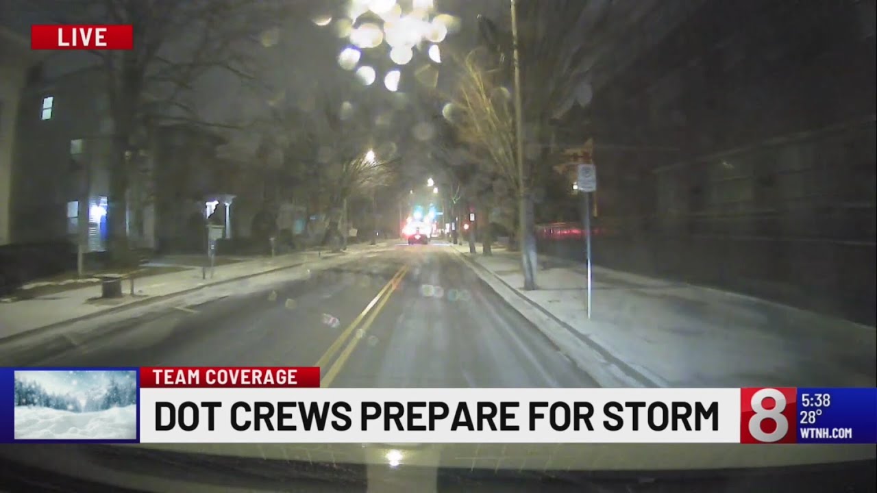 DOT, plows prepare for winter storm in Connecticut