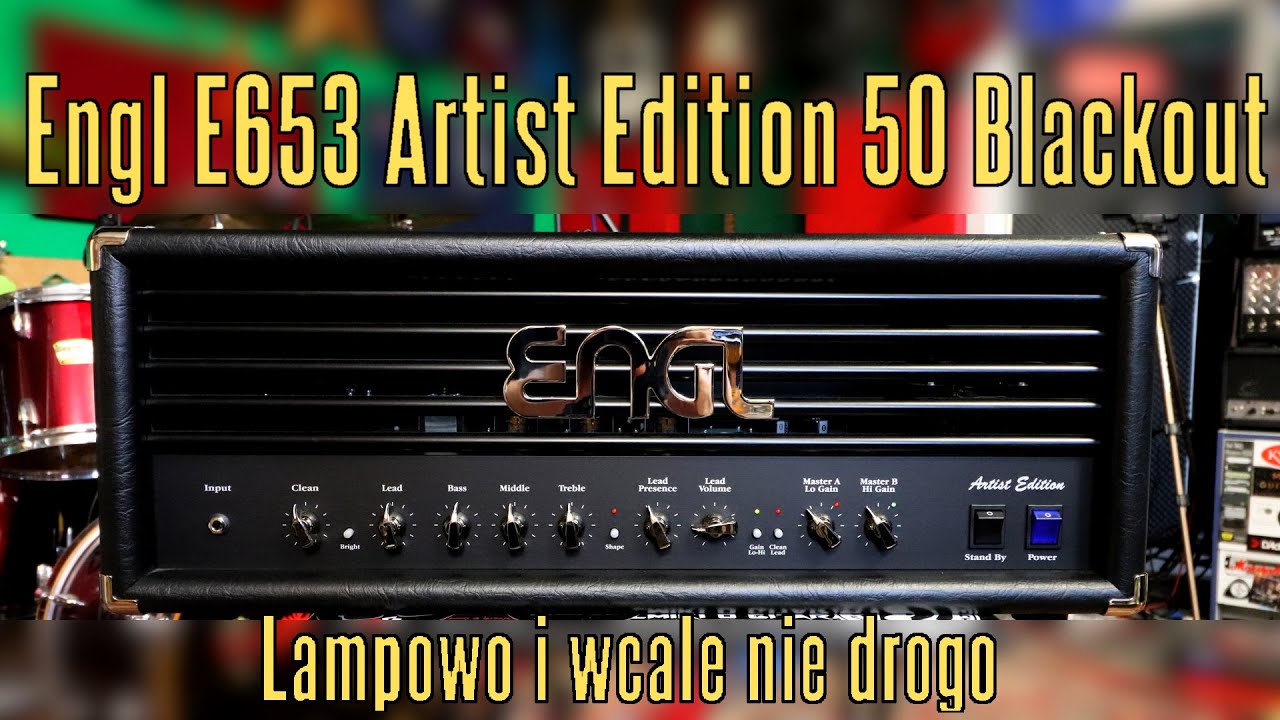 Engl E653 Artist Edition 50 Blackout - bardzo uniwersalny wzmacniacz lampowy i nie taki drogi - FOG
