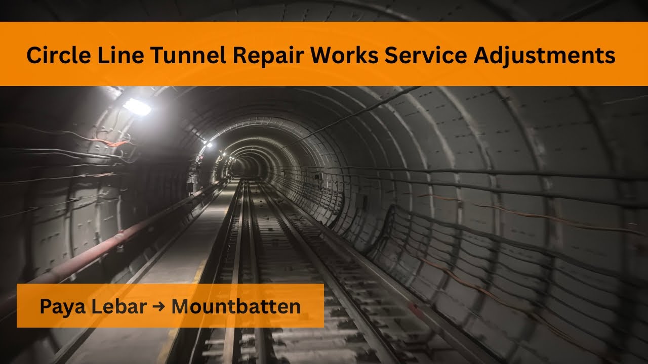 [CCL Tunnel Works] SMRT CCL: Paya Lebar → Mountbatten (Shuttle)