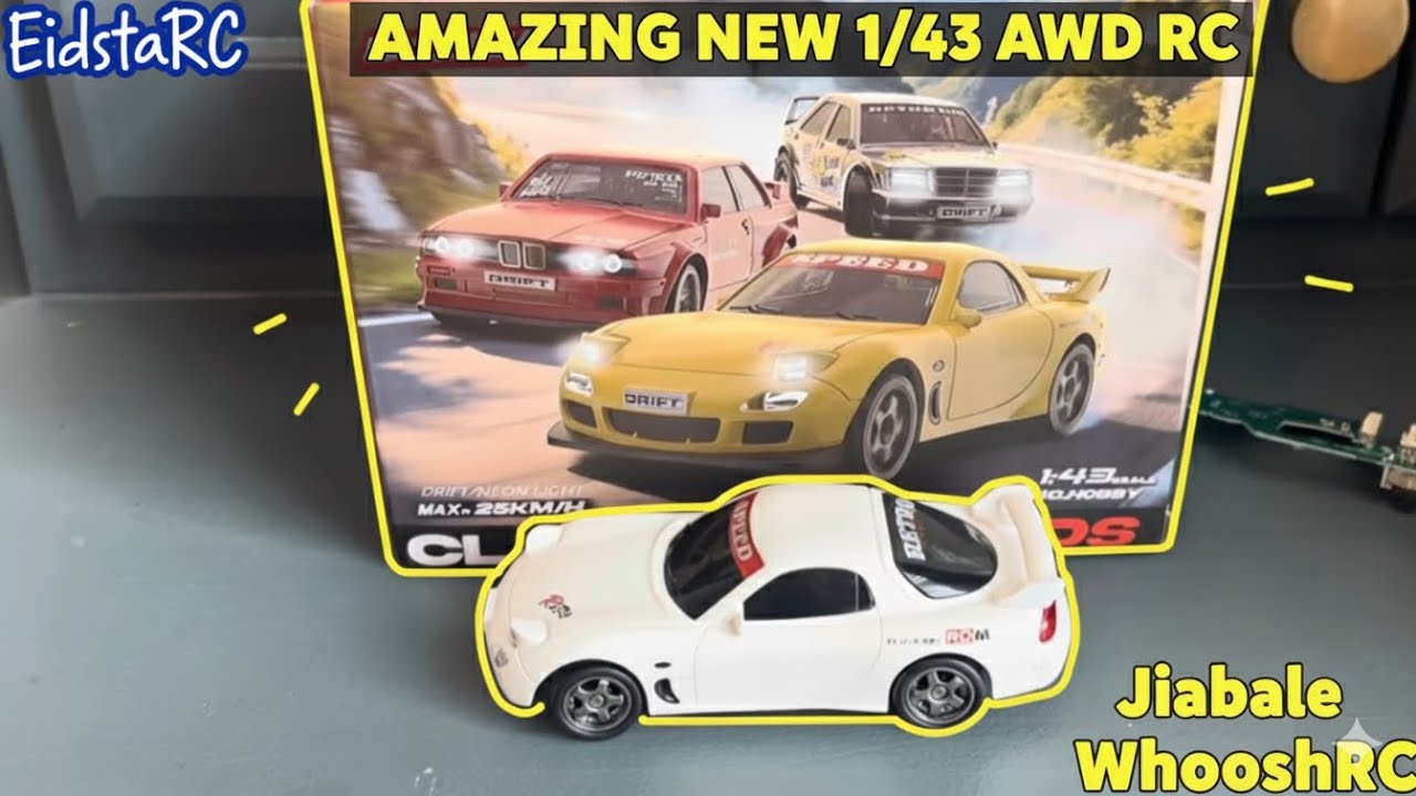 The ULTIMATE 1/43 AWD drifter RC , the CONVERSION Jiabaile to SWOOSH