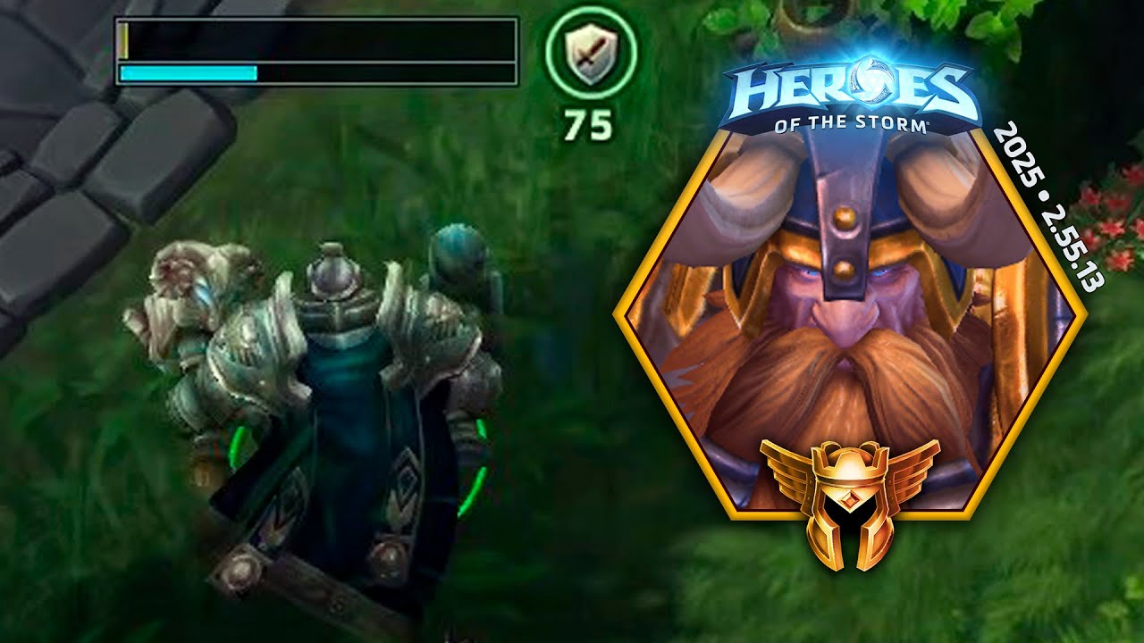 Мурадин в Heroes of the Storm (HotS): Играя так на танке, ты сможешь дойти хоть до Платины