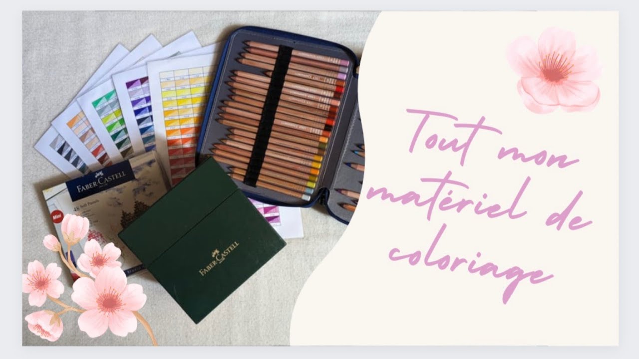 Présentation de mon MATÉRIEL de coloriage 🖍️ [Mise à jour année 2023]