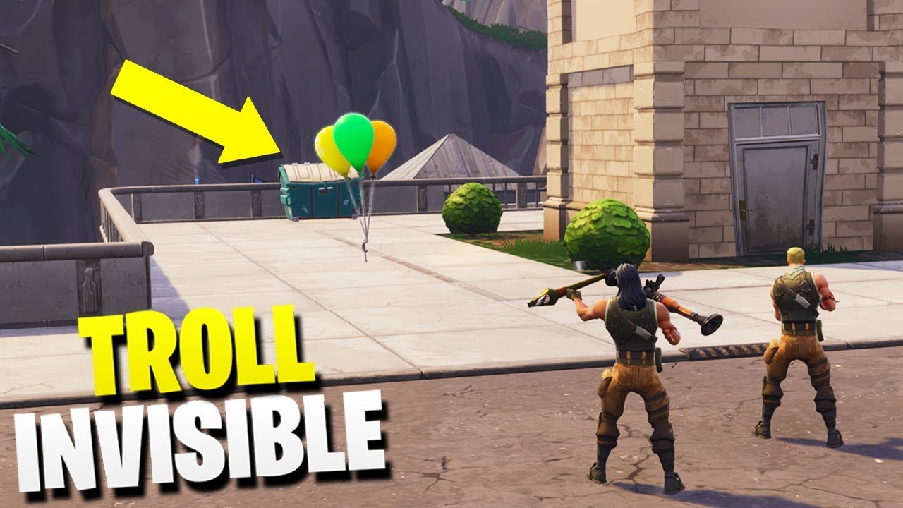ME HAGO INVISIBLE Y TROLLEO A SUSCRIPTORA😂😂 *Glitch/Fallo* - Fortnite Funny Moments