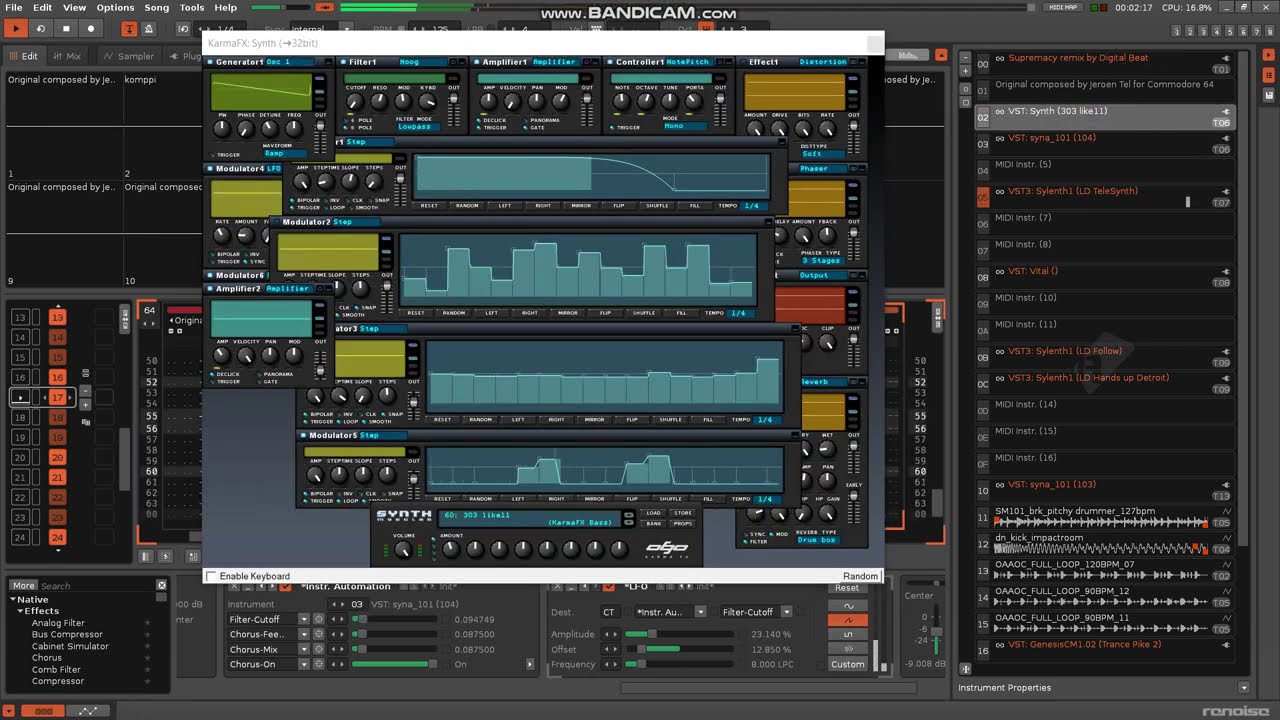 Supremacy by Jeroen Tel. Digital Beat Remix in Renoise