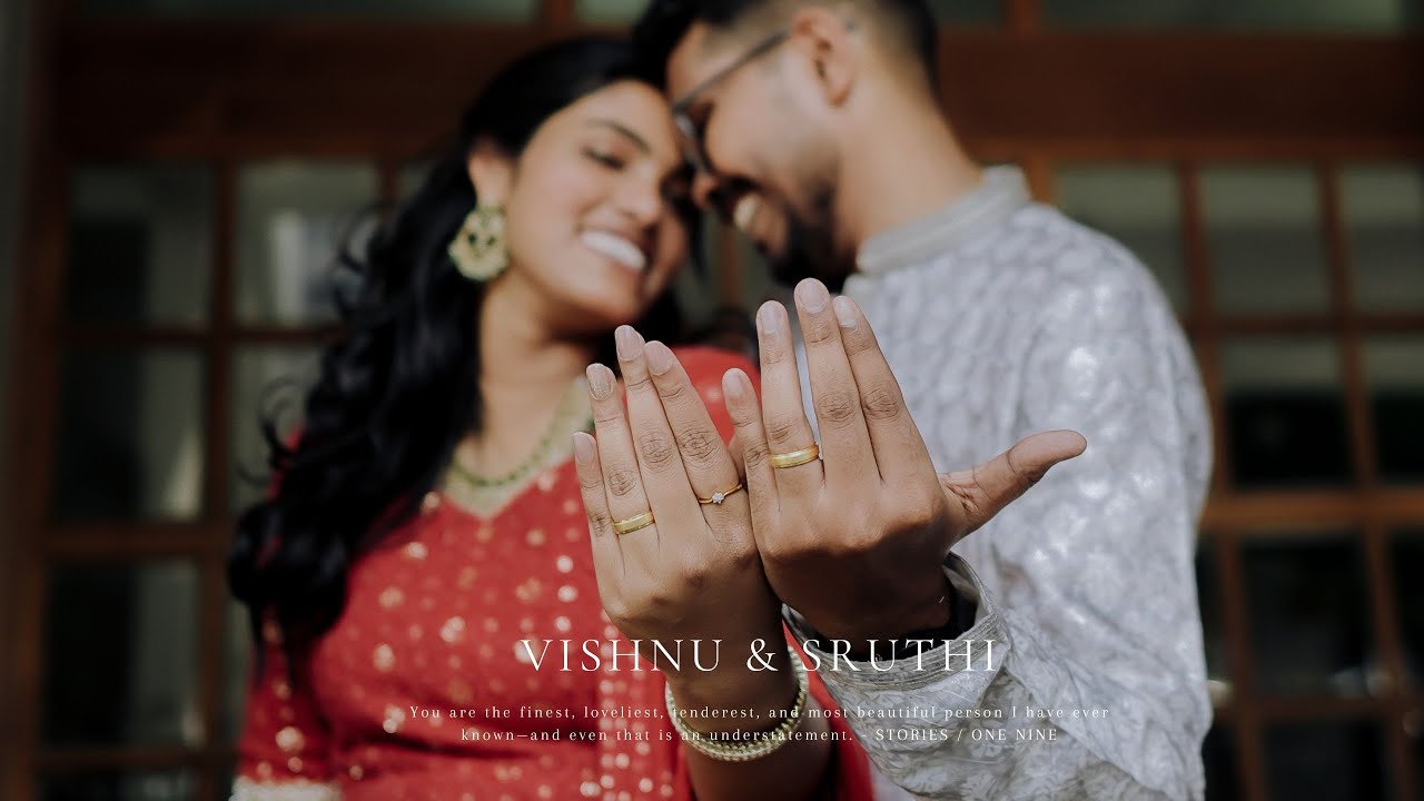 Vishnu & Sruthi Engagement 2025 | One Nine Weddings | One Nine Photography