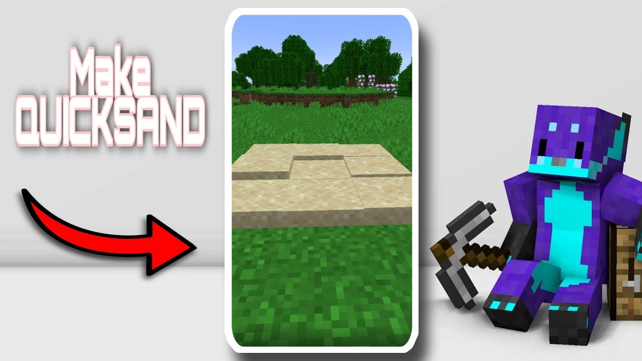 How to make Quicksand in Minecraft #shorts