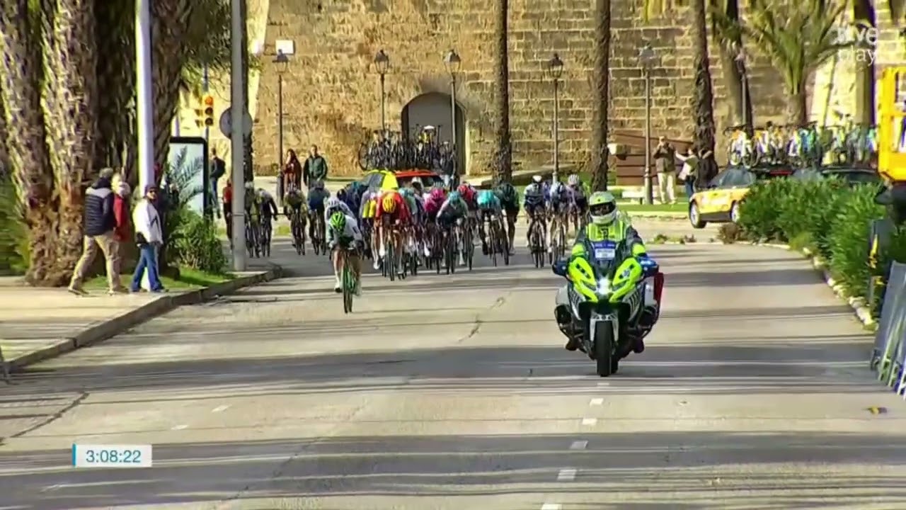 Trofeo Palma 2025. Últimos 5km. Victoria de Iuri Leitao.