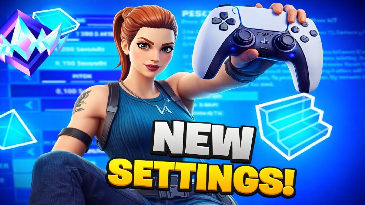 *NEW* BEST Controller SETTINGS + Sensitivity in Chapter 7 Season 1 🎮 ( Fortnite Reload Gameplay)