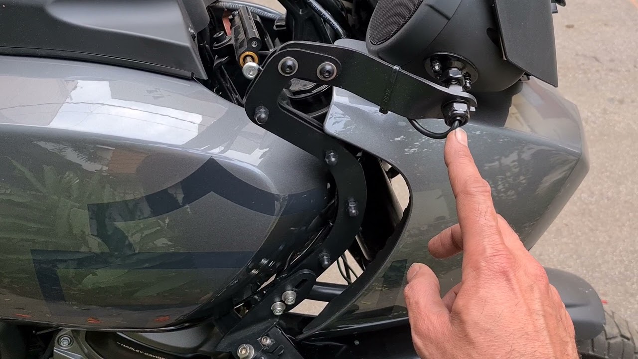 Harley Davidson Pan America Speaker Mounts