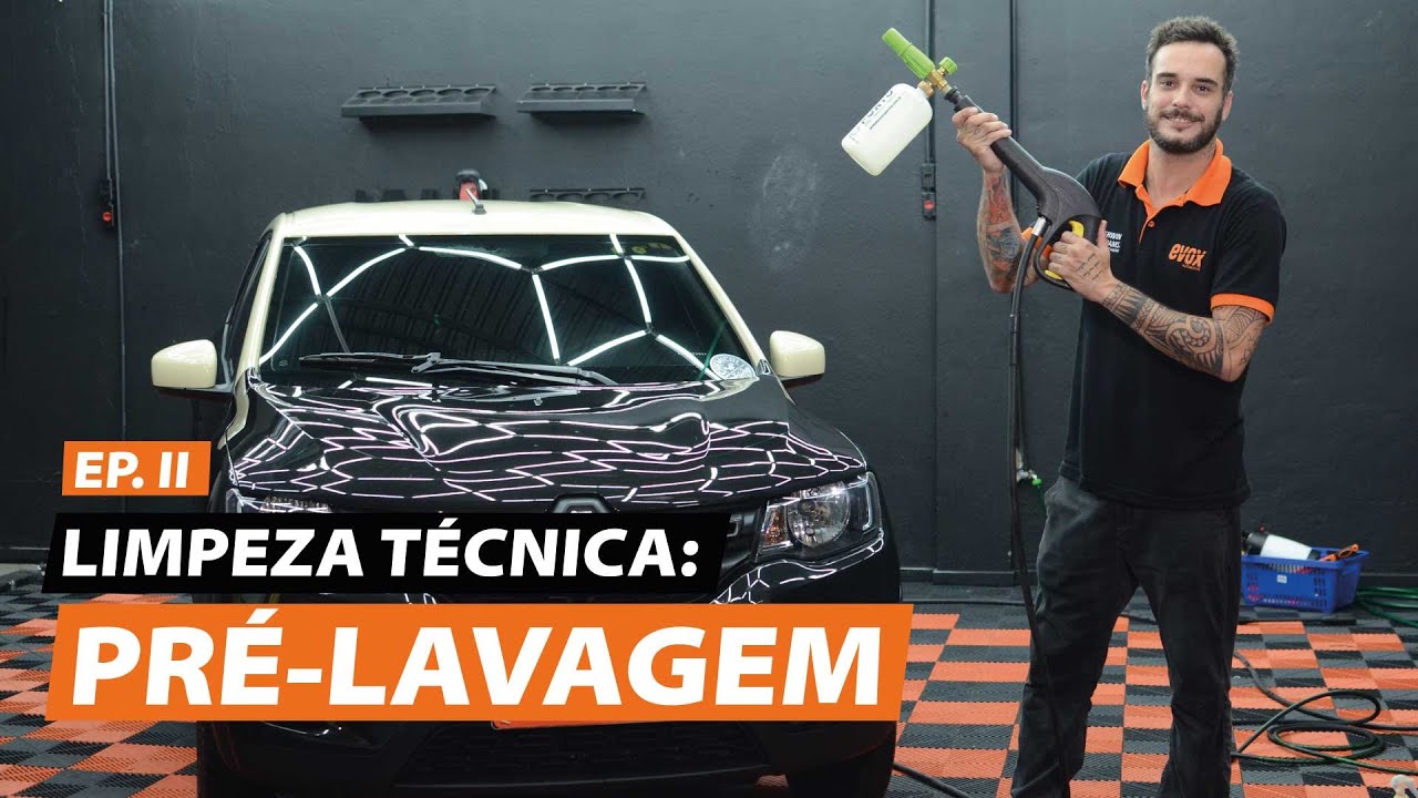 COMO FAZER A PRÉ-LAVAGEM DO CARRO 💦🧽 Lavagem técnica automotiva - Limpeza completa (Parte 2) 🚘