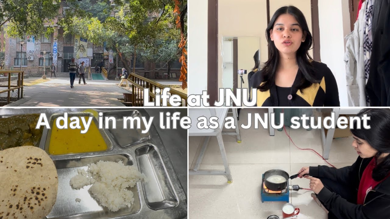 A day at JNU || student life || 