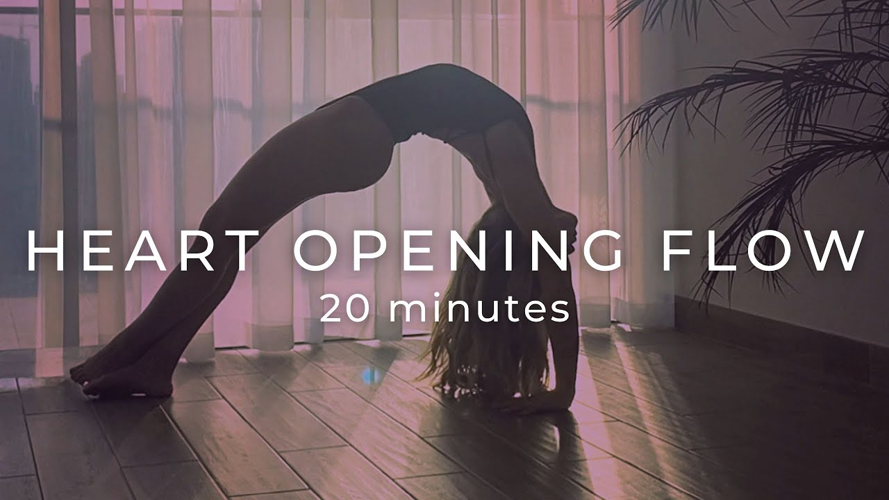 20 MIN HEART OPENING FLOW | Yoga Backbending Flexibility Routine | Yoga by Nicole
