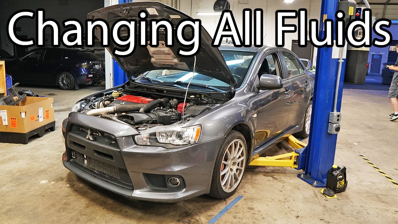 Evo X Full Drivetrain Fluid Flush How To - Evo X Revival Build Series Ep.8