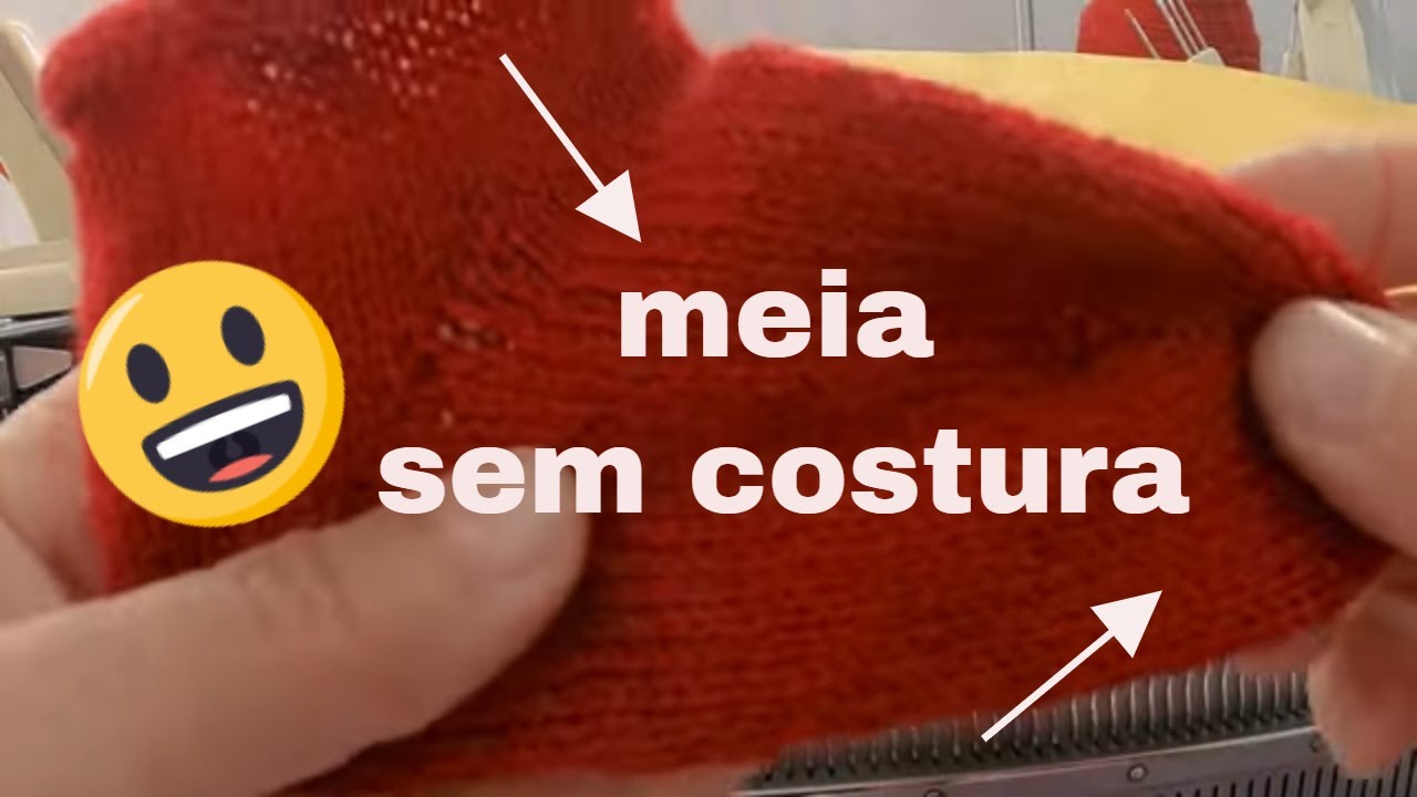 Como fazer meia sem costura em máquina de tricô