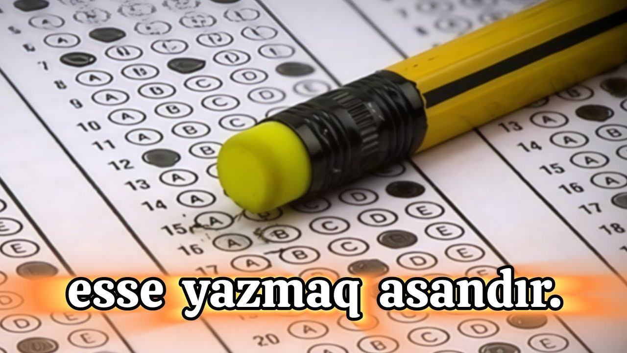 İngilis dilində esse necə yazılır? | Buraxılış imtahanına hazırlıq