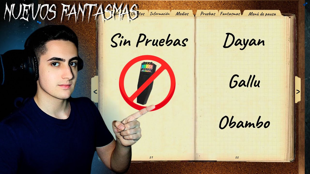 ACIERTA A DAYAN, GALLU Y OBAMBO SIN PRUEBAS 💯 | GU&Iacute;A PHASMOPHOBIA 👻