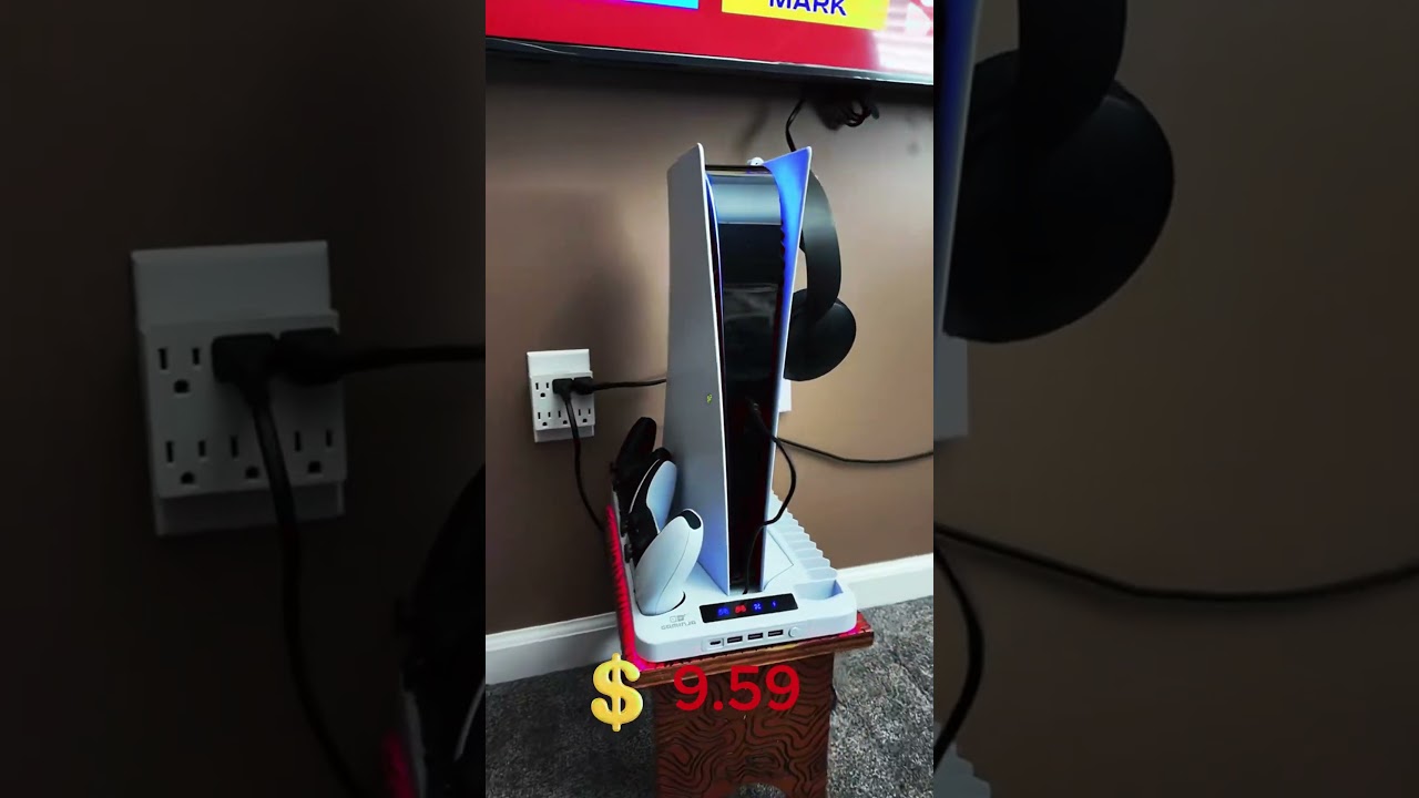 PS5 Cooling Stand & Charging Base | Gaming Accessory Must-Have #gaming