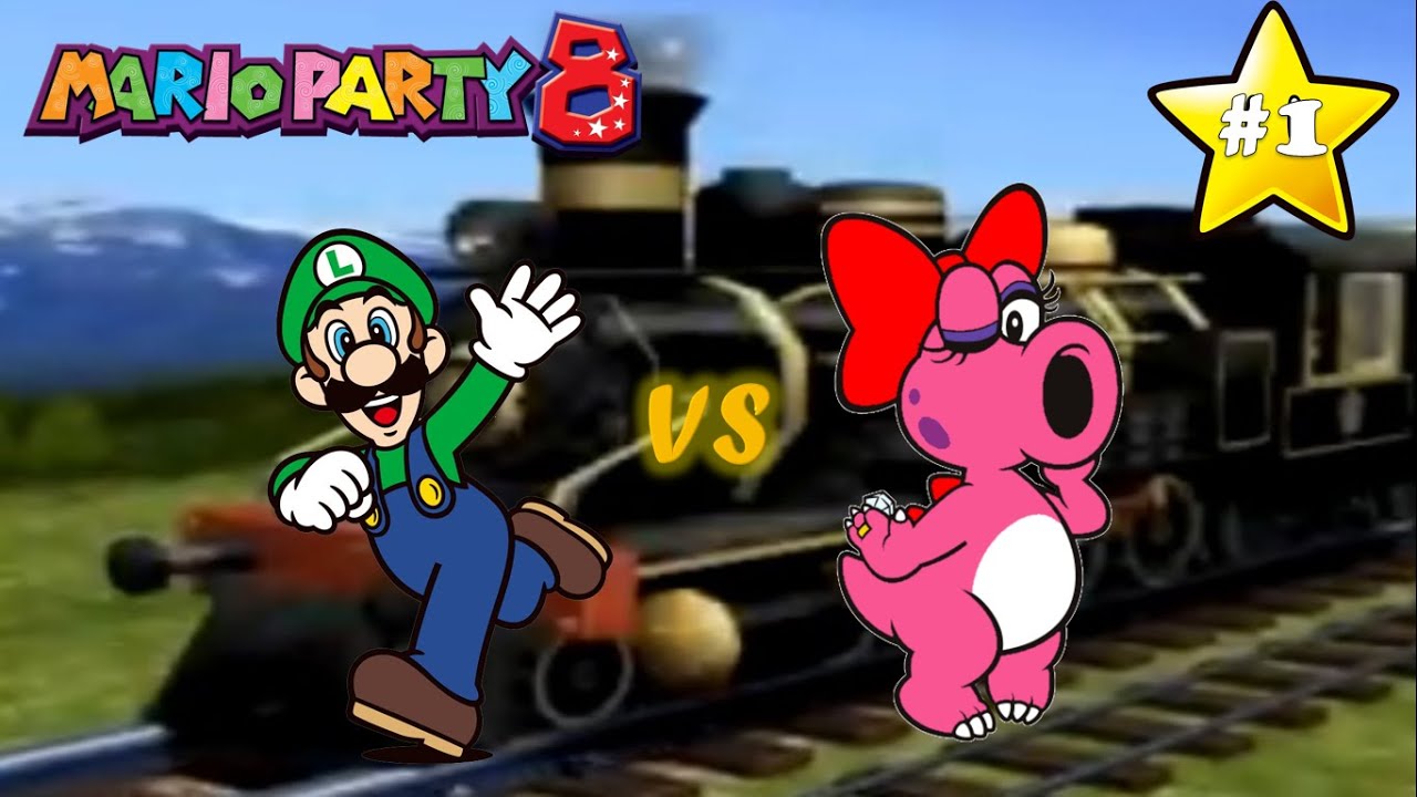 Mario Party 8 - Duel Battle - Luigi vs Birdo - Shy Guy's Perplex Express