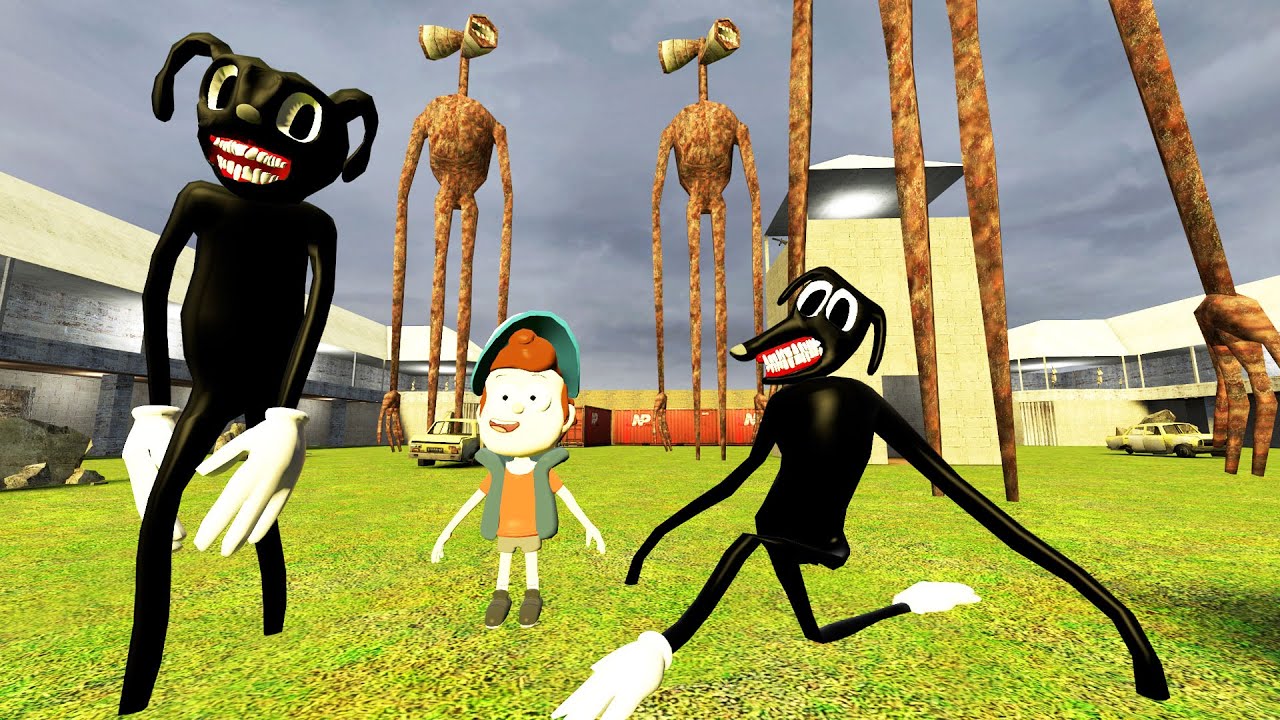 СИРЕНОГОЛОВЫЙ И КОТОПЕС ГОНЯЕТСЯ ЗА НАМИ SCP ГАРРИС МОД ► Garry's Mod