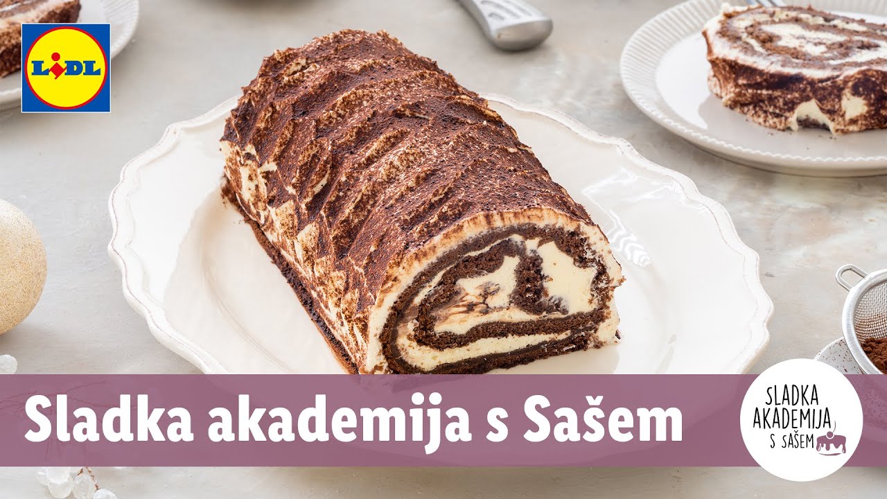 Sladka akademija s Sašem: Tiramisu rolada