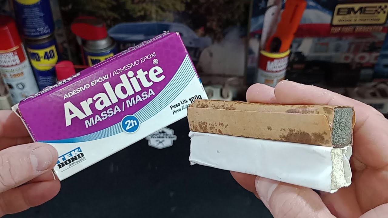 Adesivo Epóxi Araldite Massa Tek Bond Dica de Uso