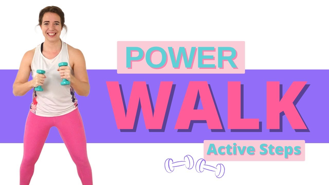 25 Minute Walking Workout at Home - Cardio Power Walking Exercises for a Healthy Heart