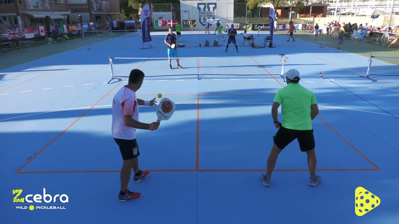 Vamos Pickleball. Casquero y Martín vs Vallin y Miettinen cuartos de final del Spanish Open 2022