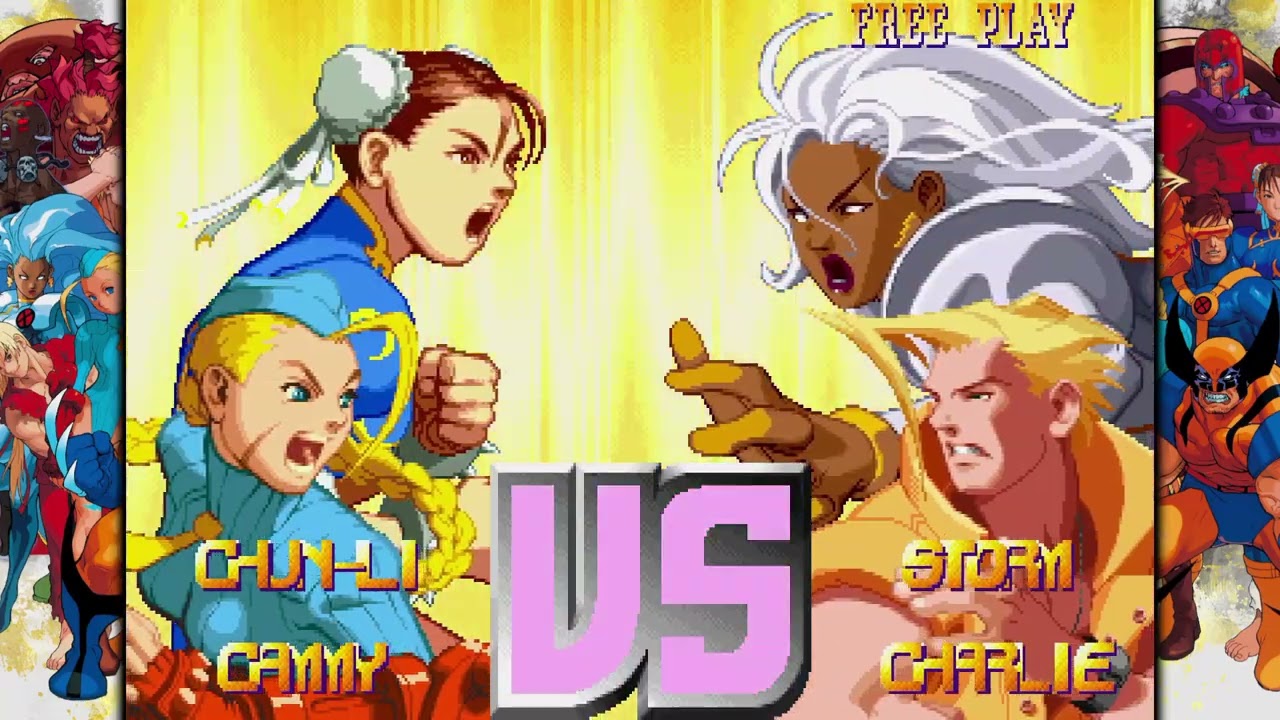 X-Men vs. Street Fighter (PlayStation 4) Arcade as Chun-Li/Cammy