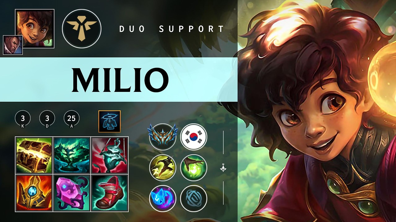 Milio Support vs Seraphine - KR Challenger Patch 26.06