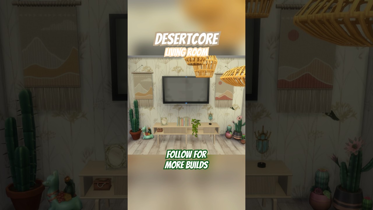 Building a desertcore living room 