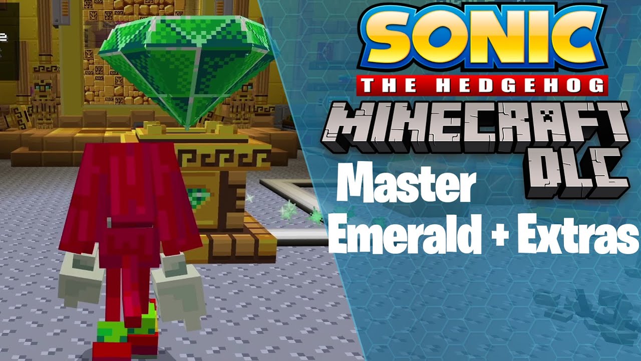 Minecraft Sonic the Hedgehog DLC: Where to find Master Emerald Shards and Labyrinth Zone gameplay.