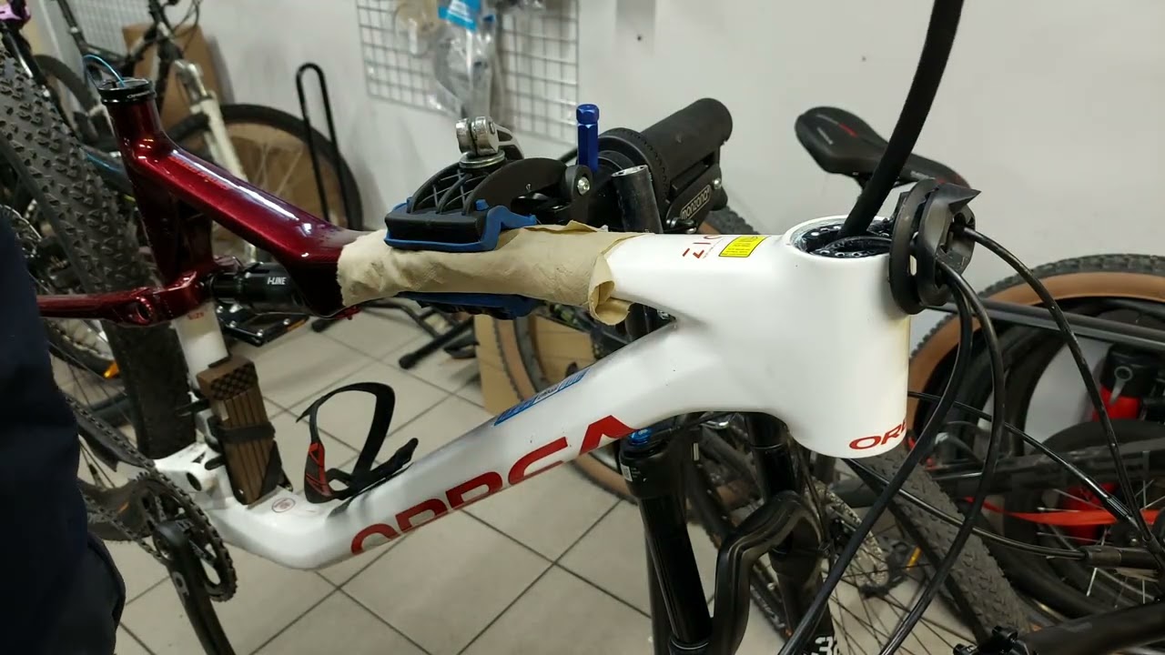 Orbea Oiz - montaż droppera - sztycy regulowanej typu myk myk