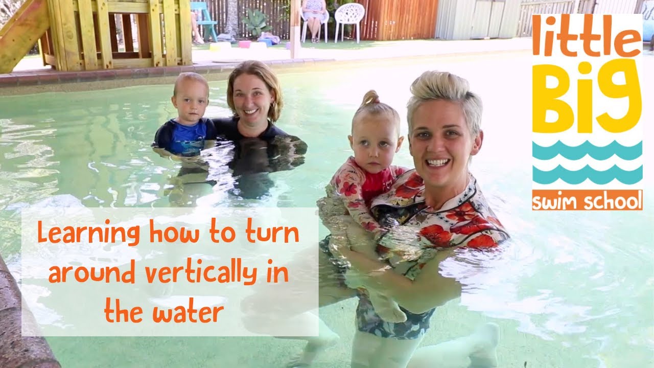 Turning Around Vertically in the Water | Swimming Lessons