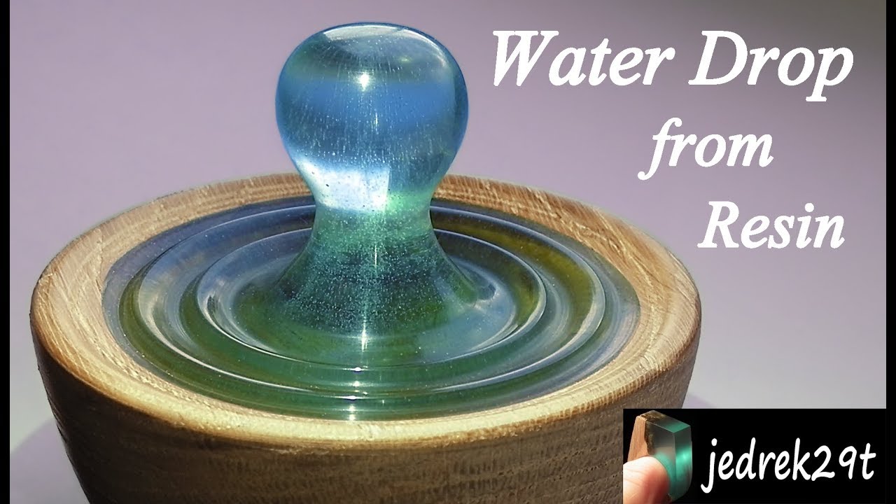 DIY. Капля воды из смолы