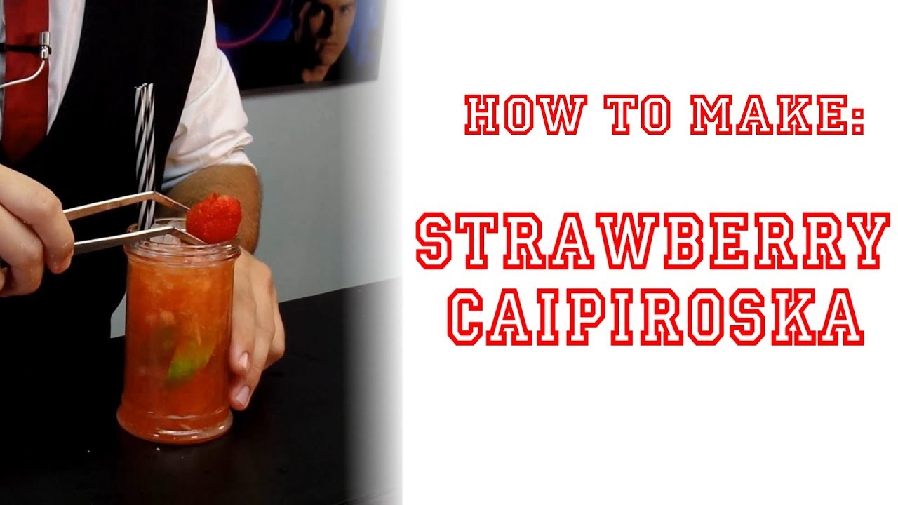 Caipiroska alla fragola, come prepararla (1000 modi per brindare)